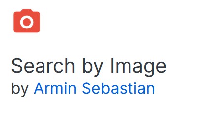 Search by Image by Armin Sebastian